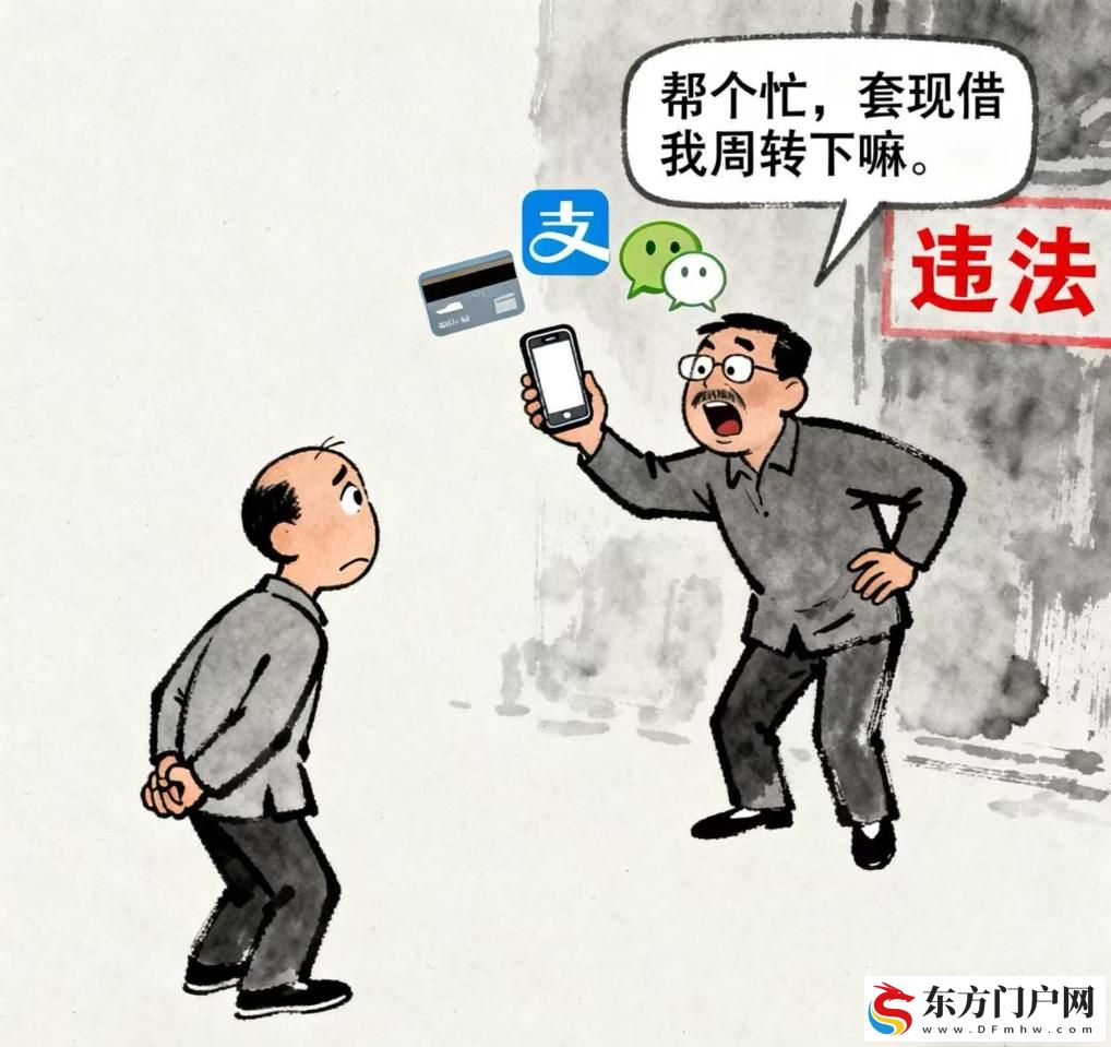 “套现”借钱给别人，小心犯法！(图1)