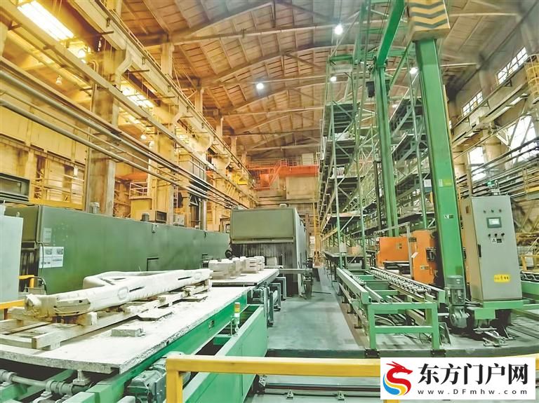 中车齐车公司智能砂芯储运系统上线(图1)