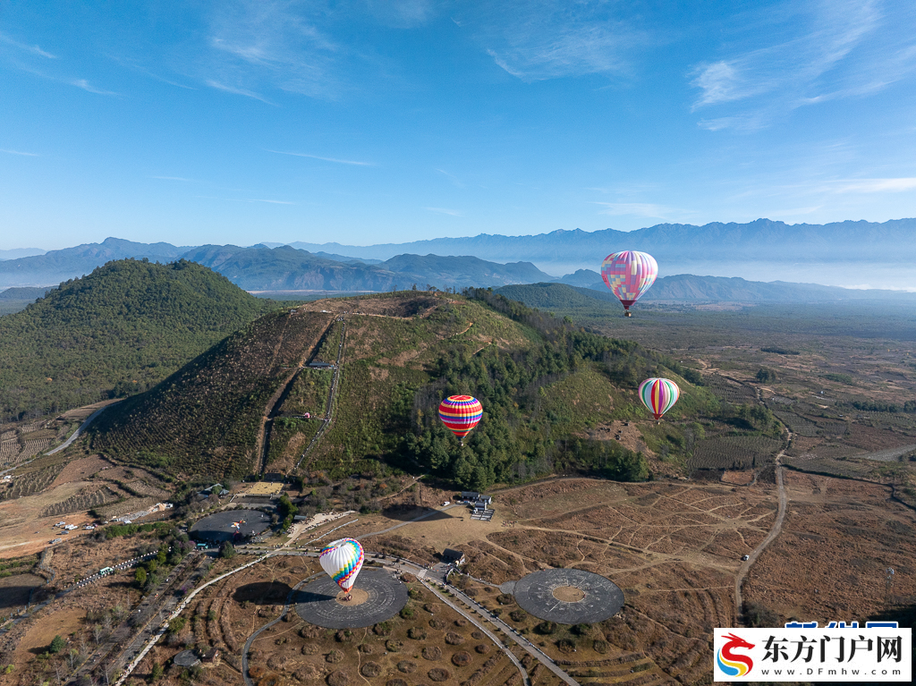 云端瞰“火山秘境” 热气球解锁云南腾冲绝美视角(图2)