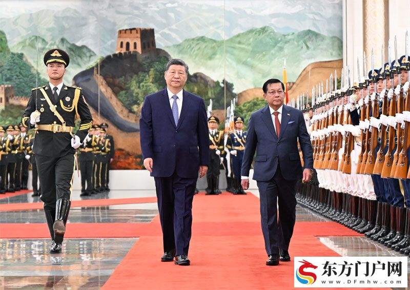 习近平同缅甸总统敏昂莱会谈(图4)