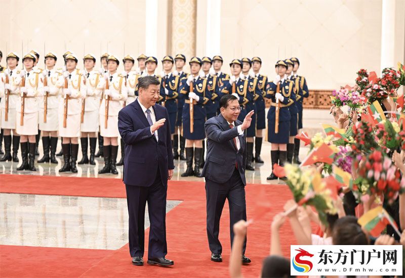 习近平同缅甸总统敏昂莱会谈(图3)