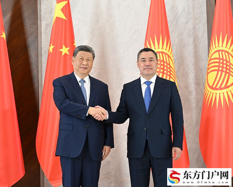 习近平同吉尔吉斯斯坦总统扎帕罗夫会谈(图3)
