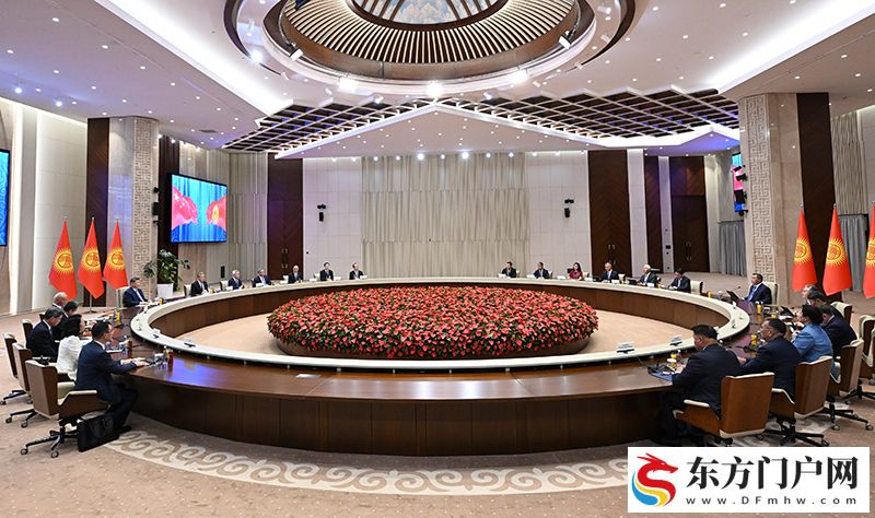 习近平同吉尔吉斯斯坦总统扎帕罗夫会谈(图4)