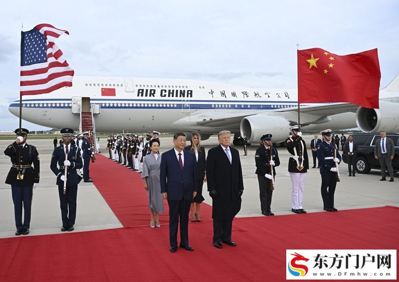 习近平抵达华盛顿对美国进行国事访问(图6)