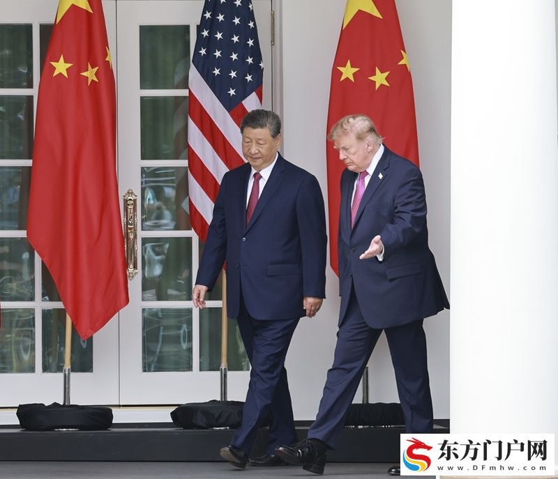习近平出席美国总统特朗普在白宫举行的欢迎仪式(图14)