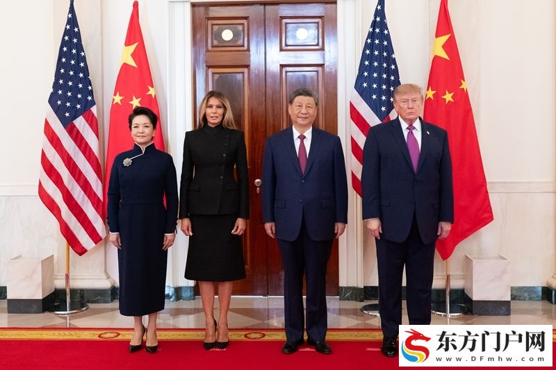 习近平出席美国总统特朗普在白宫举行的欢迎仪式(图13)